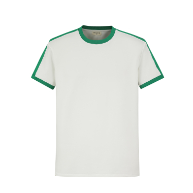 Grossiste Frilivin - T Shirt bi-couleur à bande
