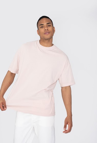 Großhändler Frilivin - T-shirt en coton uni oversize