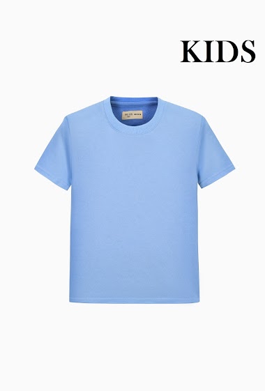 Grossiste Frilivin - T-shirt ENFANT en coton uni