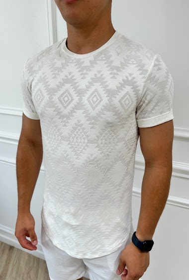 Großhändler Frilivin - T-shirt léger à impression aztèque
