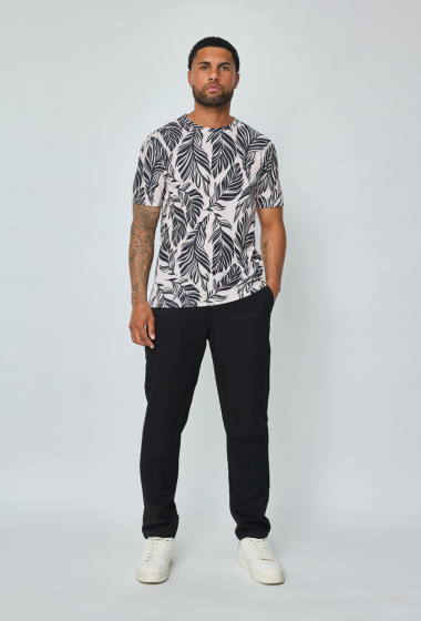 Wholesaler Frilivin - Short-sleeved t-shirt with foliage patterns