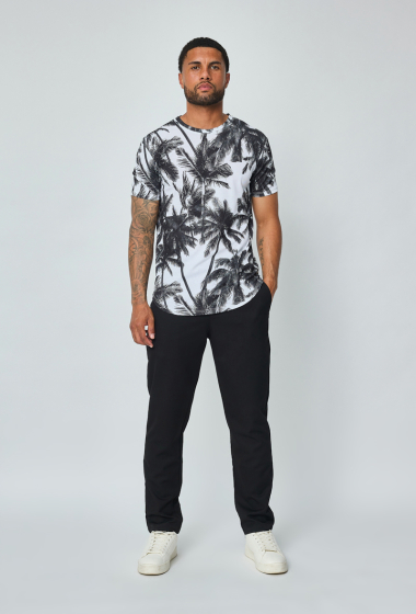 Wholesaler Frilivin - Short-sleeved T-shirt with palm tree patterns