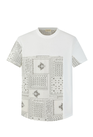 Grossiste Frilivin - T-shirt manches courtes motif bandana