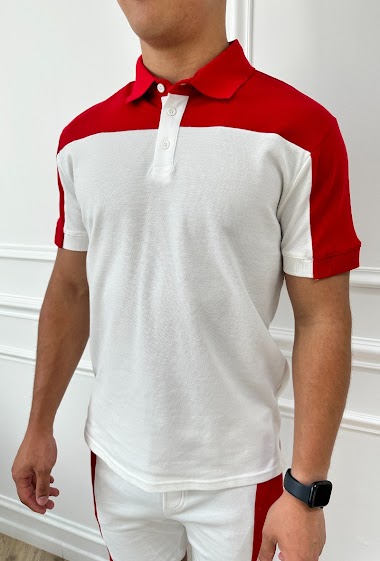 Wholesaler Frilivin - T-shirt polo contrasté