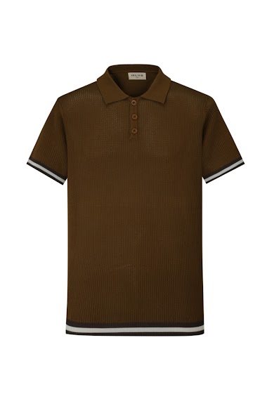 Wholesaler Frilivin - T-shirt polo en maille fine