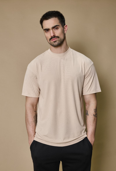 Wholesaler Frilivin - Plain oversized striped T-shirt