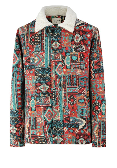 Wholesaler Frilivin - Jacket with colorful abstract patterns