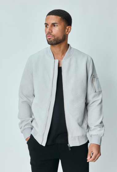 Wholesaler Frilivin - Plain jacket with geometric patterns