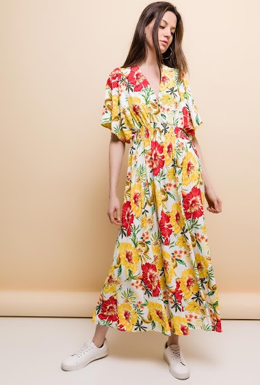 Wholesaler Frime Paris - Maxi floral dress