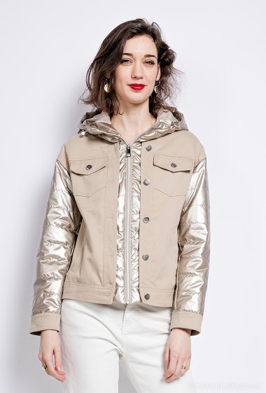 Wholesaler Frime Paris - Hooded down jacket