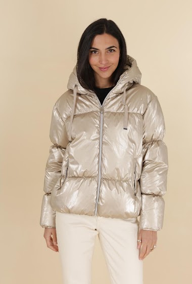 Wholesaler Frime Paris - Shiny puffer jacket
