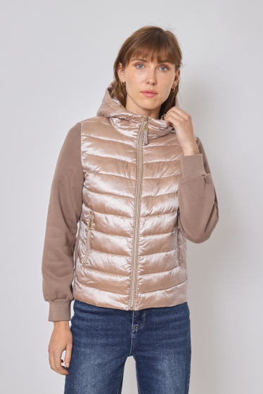 Wholesaler Frime Paris - Lightweight down jacket with hood