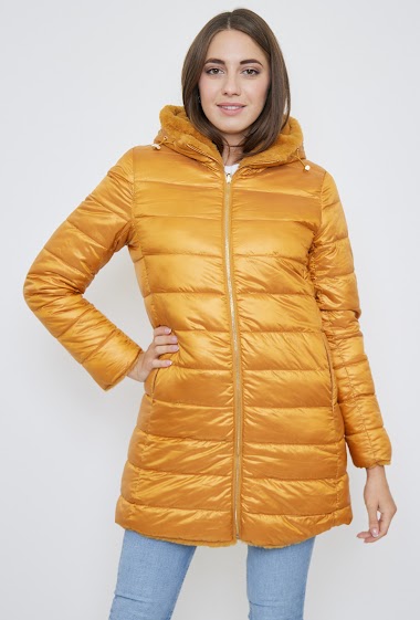 Wholesaler Frime Paris - Reversible long puffer jacket