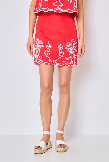 Wholesaler Frime Paris - Embroidered skirt