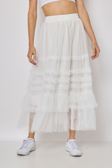 Wholesaler Frime Paris - Long tulle skirt