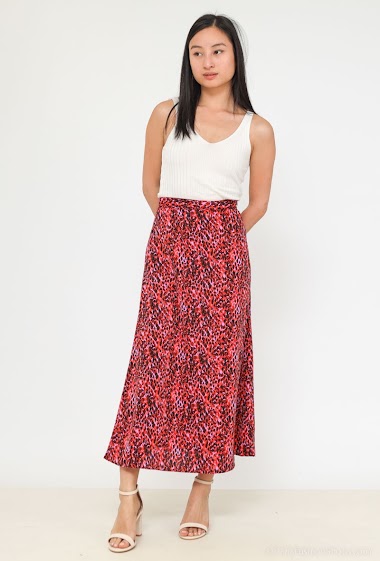 Wholesaler Frime Paris - Long printed skirt
