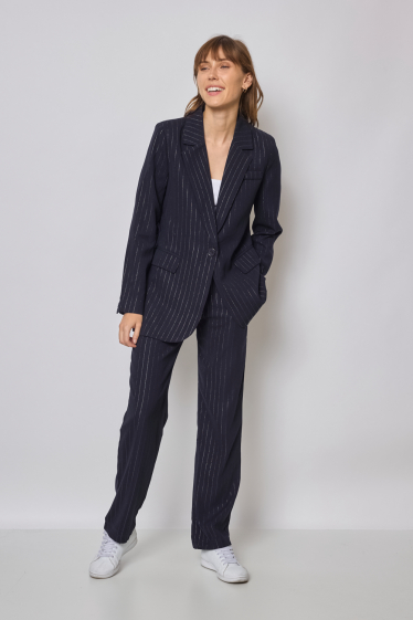 Wholesaler Frime Paris - Striped tailored pants