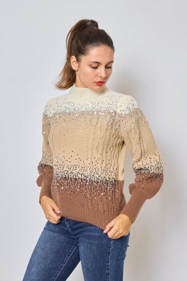 Wholesaler Frime Paris - Rhinestone sweater