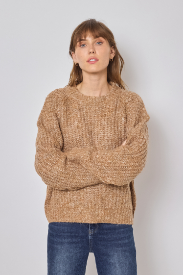 Wholesaler Frime Paris - Plain knit sweater
