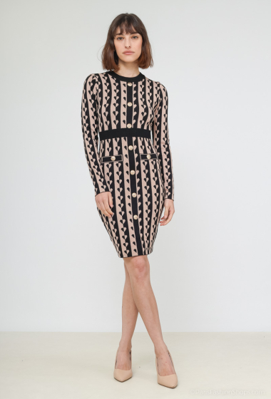 Wholesaler Frime Paris - Short knit dress