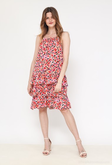 Wholesaler Frime Paris - Short printed dress