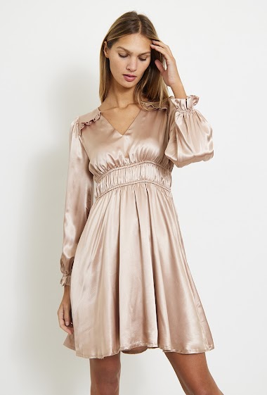 Wholesaler Frime Paris - Short satin dress