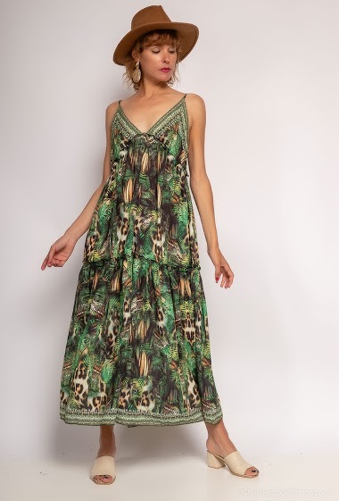 Wholesaler Frime Paris - Maxi dress with straps