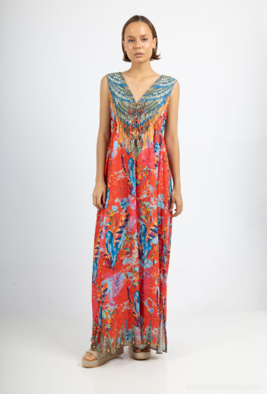 Wholesaler Frime Beachwear - Long printed dress
