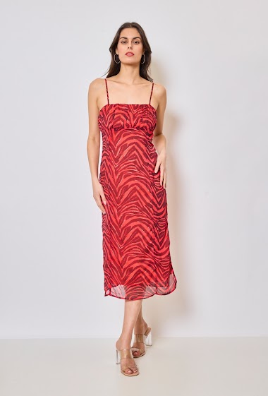 Wholesaler Frime Paris - Long printed dress
