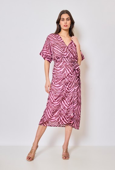 Wholesaler Frime Paris - Long wrap dress