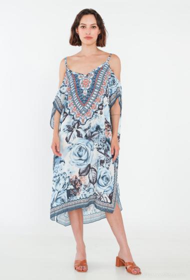 Wholesaler Frime Paris - Printed midi dress