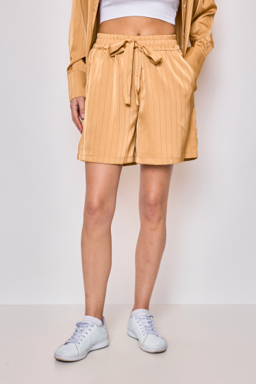Wholesaler Frime Paris - Flowy striped shorts