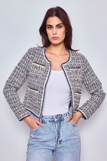 Wholesaler Frime Paris - Structured tweed jacket