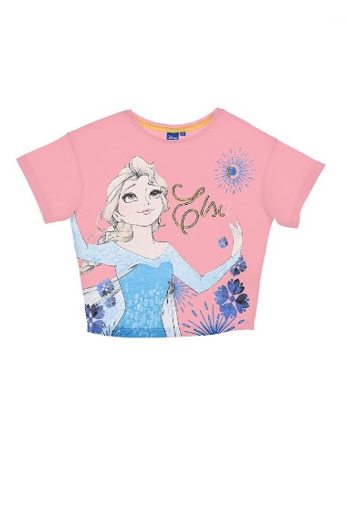 Grossistes Frozen - T-shirt manches courtes ELSA Reine des Neiges