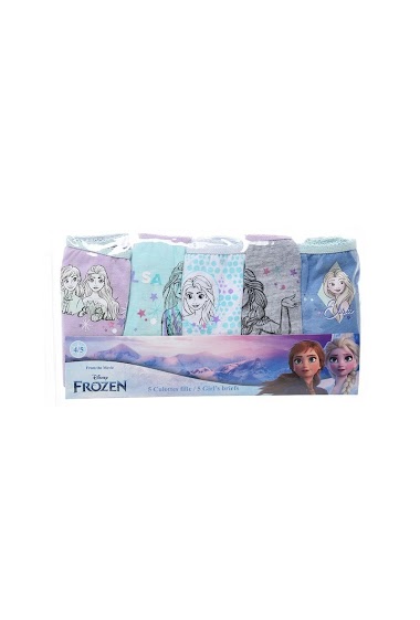 Wholesaler Frozen - Kit of 5 briefs FROZEN