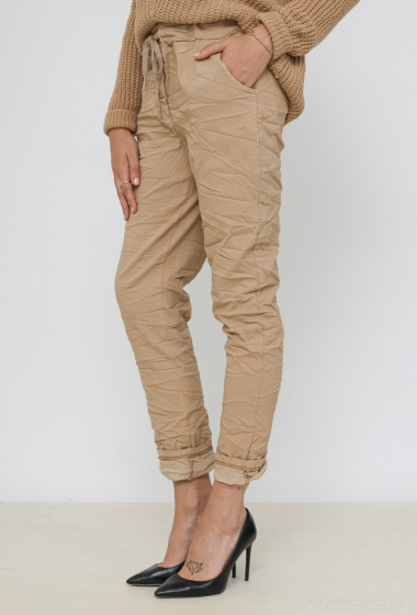 Wholesaler C.CONSTANTIA - Crinkle effect trousers