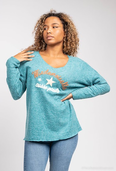 Wholesaler C.CONSTANTIA - CASSE PIED v-neck sweater