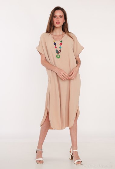 Wholesaler C.CONSTANTIA - Dress with GT necklace