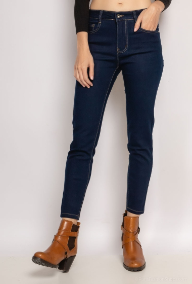 Grossiste G-Smack - jeans bleu grande taille