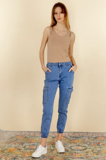 Grossiste G-Smack - jeans cargo grande taille