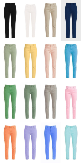 Wholesaler G-Smack - Plus size colored jeans