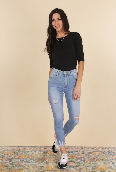 Wholesalers G-Smack - Ripped jeans plus size
