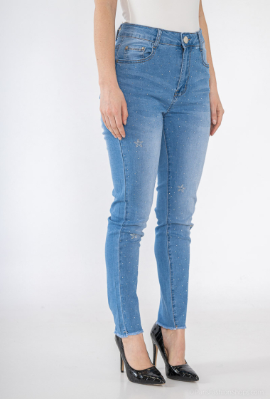 Grossiste G-Smack - jeans strass grande taille