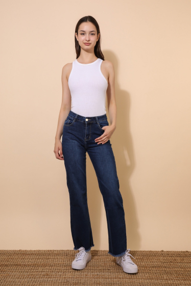 Grossiste G-Smack - jeans wide leg grande taille