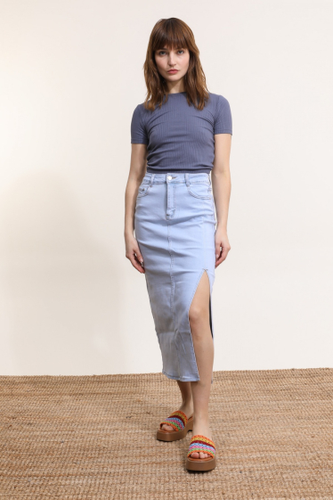 Wholesaler G-Smack - long slit skirt