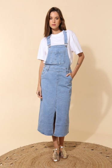 Wholesaler G-Smack - plus size long skirt overalls