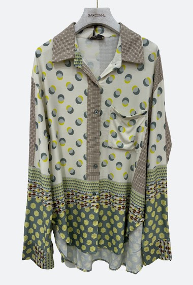 Wholesaler Garçonne - Flowing shirt with flower pattern