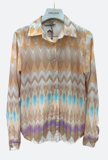 Wholesaler Garçonne - Flowing patterned shirt