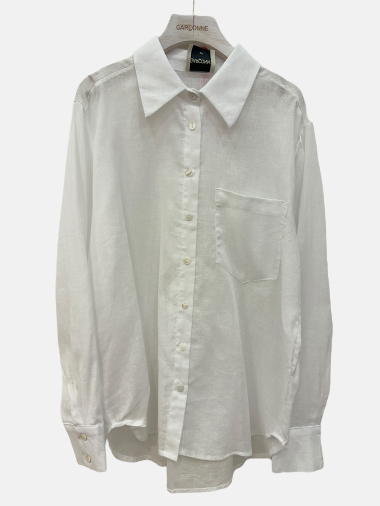 Wholesaler Garçonne - Flowing cotton and linen blouse