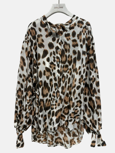 Wholesaler Garçonne - Leopard blouse